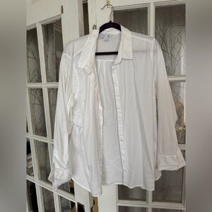 Old Navy Oxford style Classic White Button Down Shirt XXL